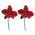 spring occidental style earrings Alloy enamel flowers Earring woman trend exaggerating big flowers