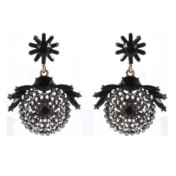 occidental style fashion atmospheric exaggerating Earring trend flowers ear st..