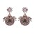 occidental style fashion atmospheric exaggerating Earring trend flowers ear stud super Rhinestone mosaic sun fl