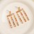 occidental style creative geometry big color crystal earrings woman tassel fashion all-Purpose temperament Earr