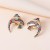 samll dolphin ear stud woman temperament fashion diamond lovely animal earrings Earring