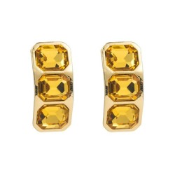 occidental style diamond exaggerating earrings fashion briefs silver high temp..