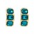 occidental style diamond exaggerating earrings fashion briefs silver high temperament banquet