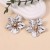  Metal diamond flowers creative ear stud occidental style exaggerating fashion brief style wind Earring