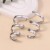  Alloy pattern high lady ear stud occidental style fashion brief temperament Earring