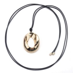  occidental style exaggerating hollow Metal circle ear stud pendant necklace w..