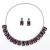 exaggerating occidental style diamond crystal square necklace fashion personality fresh clavicle chain gl