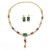 diamond crystal square necklace fashion personality fresh temperament all-Purpose clavicle chain glass sweater 