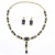 diamond crystal square necklace fashion personality fresh temperament all-Purpose clavicle chain glass sweater 