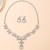 occidental style diamond crystal bride necklace fashion personality temperament all-Purpose clavicle chain drop 