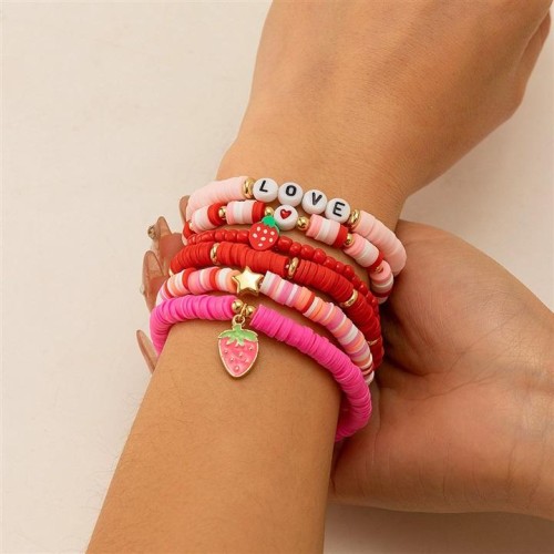 occidental styleins wind beads bracelet woman Bohemia Word elasticitybracelet