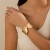 occidental style punk Metal Irregular opening bangle woman creativelove surfaceracelet
