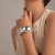 occidental style punk Metal Irregular opening bangle woman creativelove surfaceracelet