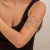 occidental style fashion Irregular twining woman  exaggerating Metal bangleeg chain