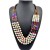 ethnic style multilayer geometry necklace exaggerating sweater chainnecklace