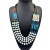 ethnic style multilayer geometry necklace exaggerating sweater chainnecklace
