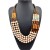 ethnic style multilayer geometry necklace exaggerating sweater chainnecklace