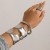 occidental style ins wind high width brief Irregularv banglebracelet