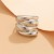 occidental style ins wind high width brief Irregularv banglebracelet