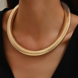 fashion Metal concise snake chain temperament lady necklace Collar