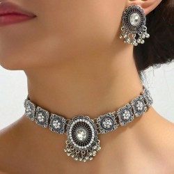 occidental style fashion  retro medium wind flash diamond bud temperament exag..