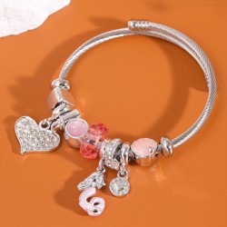 fashion concise love beauty accessories temperament lady bangle