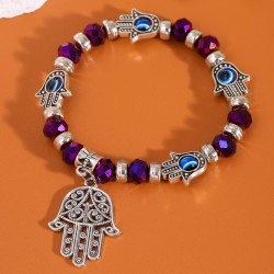 fashion concise glass eyes woman bracelet