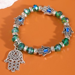 fashion concise glass eyes woman bracelet