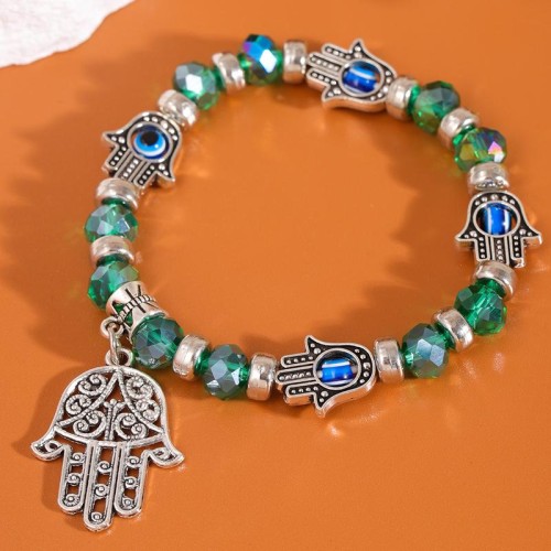 fashion concise glass eyes woman bracelet