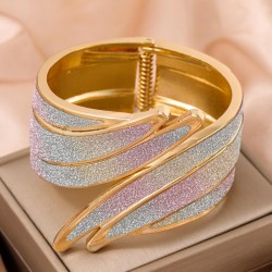 1 fashion Metal concise angel wings exaggerating temperament lady bangle