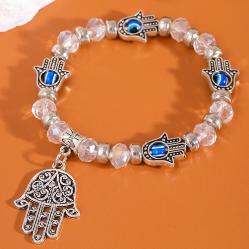 fashion concise glass eyes woman bracelet