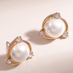 fine  fashion sweetOL Pearl personality woman ear stud