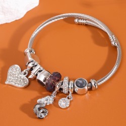 fashion concise love beauty accessories temperament lady bangle
