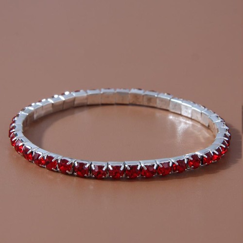  fashion concise row flash diamond personality lady bracelet