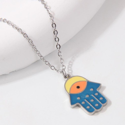 fashion sweetOL concise stainless steel personality lady necklace