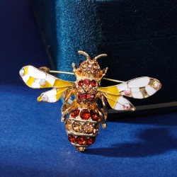 fashion concise flash diamond personality lady brooch