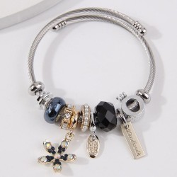 fashion concise all-Purpose flash diamond gold flower elements pendant woman t..