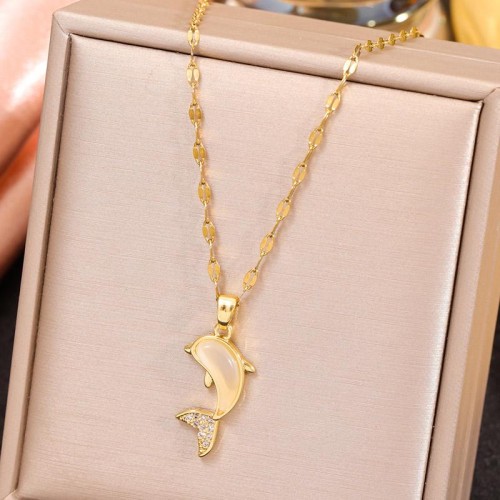 fashion sweetOL dolphin personality woman necklace