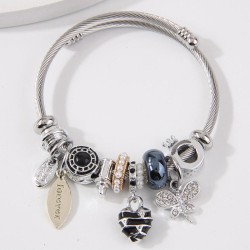 fashion concise all-Purpose love more elements pendant woman temperament bangl..