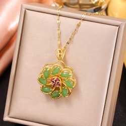 fashion sweetOL flowers temperament woman necklace