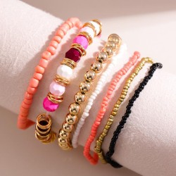fashion noble wind beads multilayer temperament woman bracelet