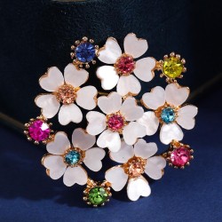 fashion concise bud personality woman brooch