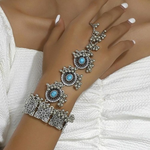 occidental style fashion medium noble wind retro shine accessories temperament bracelet ring