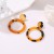  retro geometry Earring fashion leopard Round Acrylic earrings earring temperament all-Purpose l