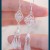  earrings handmade earring wind woman Earring gilded silver brief temperament high-end temperament