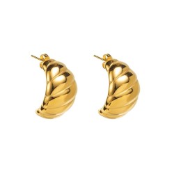 E stainless steel bag pattern earrings  samll fashion trend ear stud