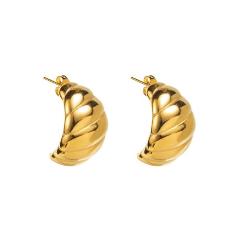 E stainless steel bag pattern earrings  samll fashion trend ear stud