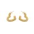E stainless steel love earrings  fashion surface Stripe heart-shaped ear stud woman
