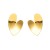 E stainless steel love earrings  fashion surface Stripe heart-shaped ear stud woman