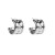 E romantic bronze love earrings  samll pattern brief fashion ear stud